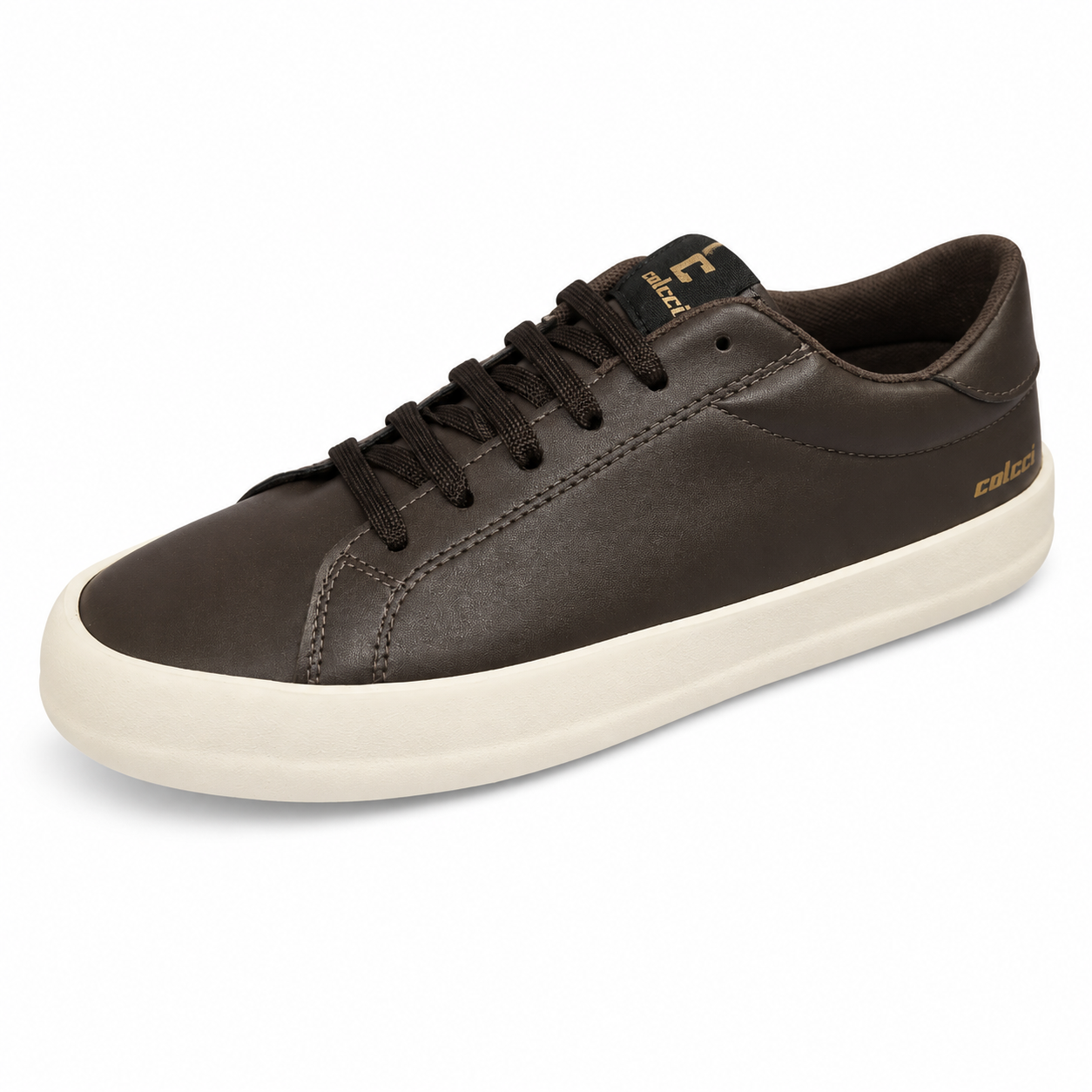 Tênis Casual Colcci Couro Marrom