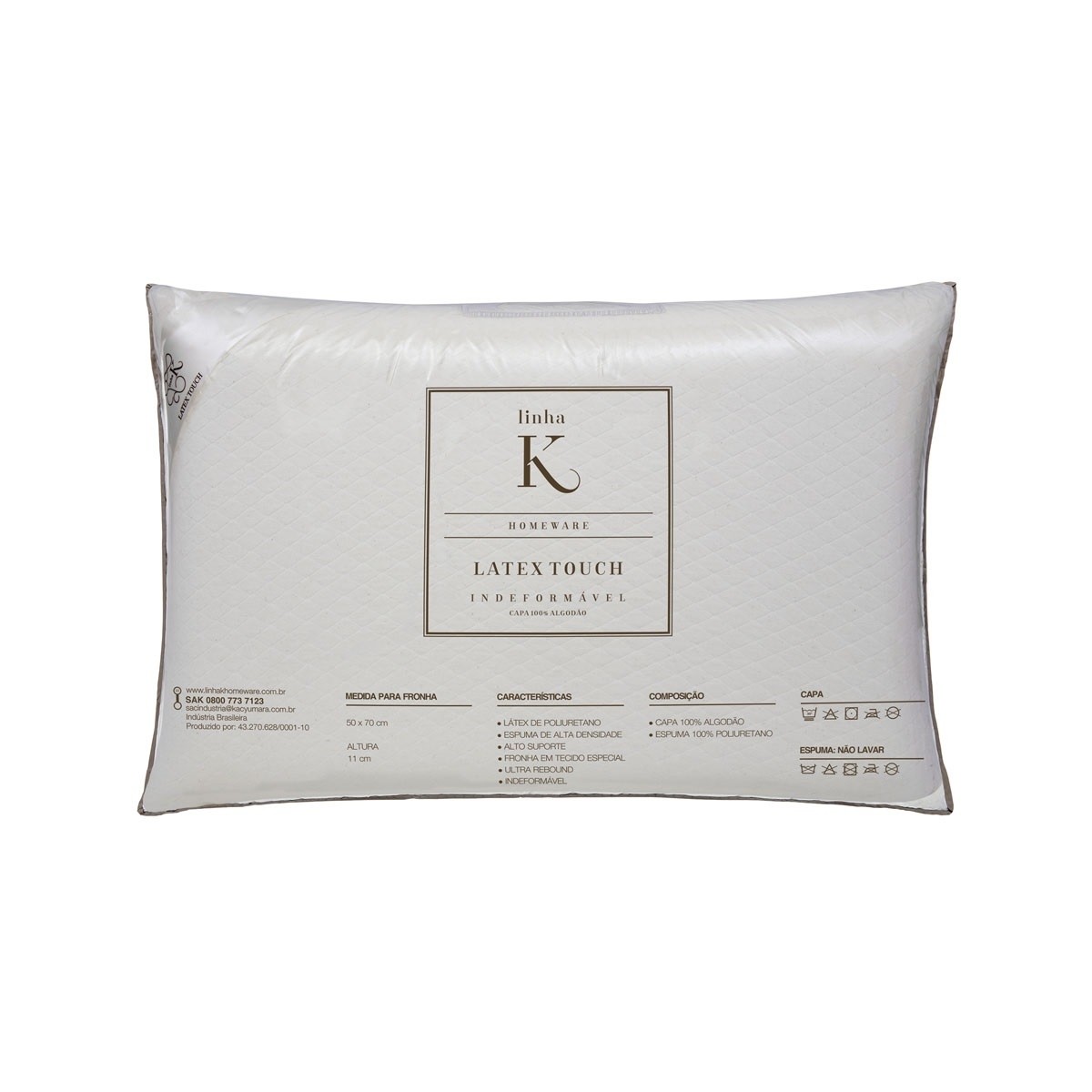 Travesseiro Kacyumara Latex Touch-1