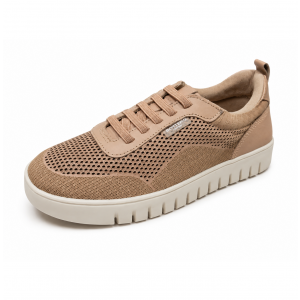 Tênis Bottero Comfort Feminino Couro Knit Perfurado