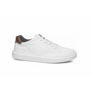 Sapatênis Pegada Masculino Branco Social Elegante