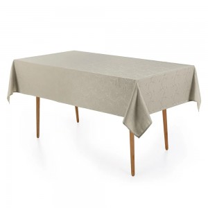 Toalha de Mesa Retangular Karsten 8 Lugares Jacquard Melli-1