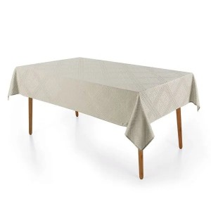 Toalha de Mesa Retangular Karsten 8 Lugares Jacquard Beamon-1